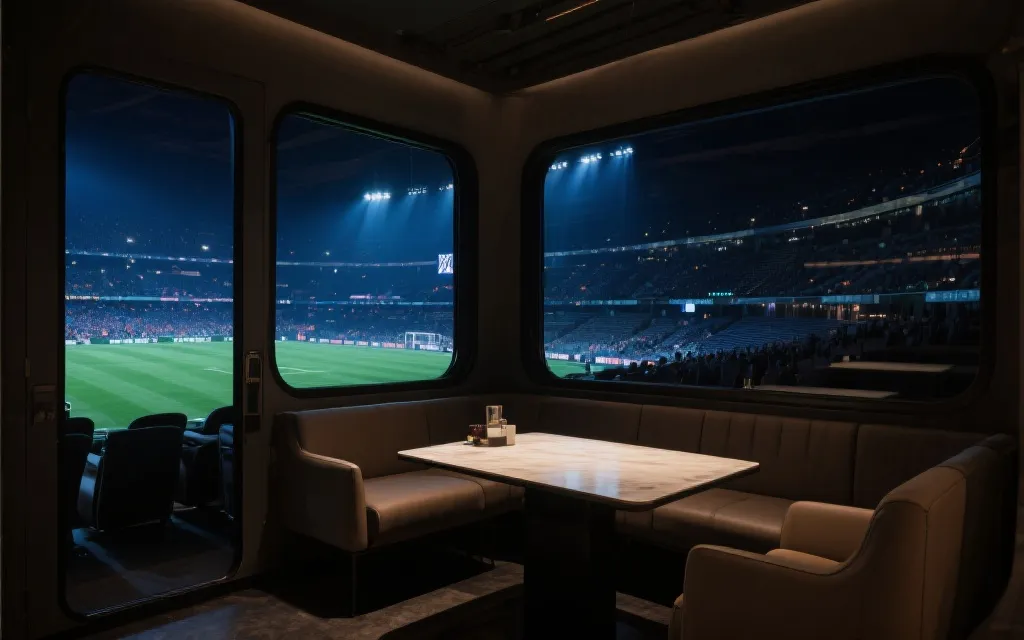 包厢式观赛空间的舒适座位与私密氛围
